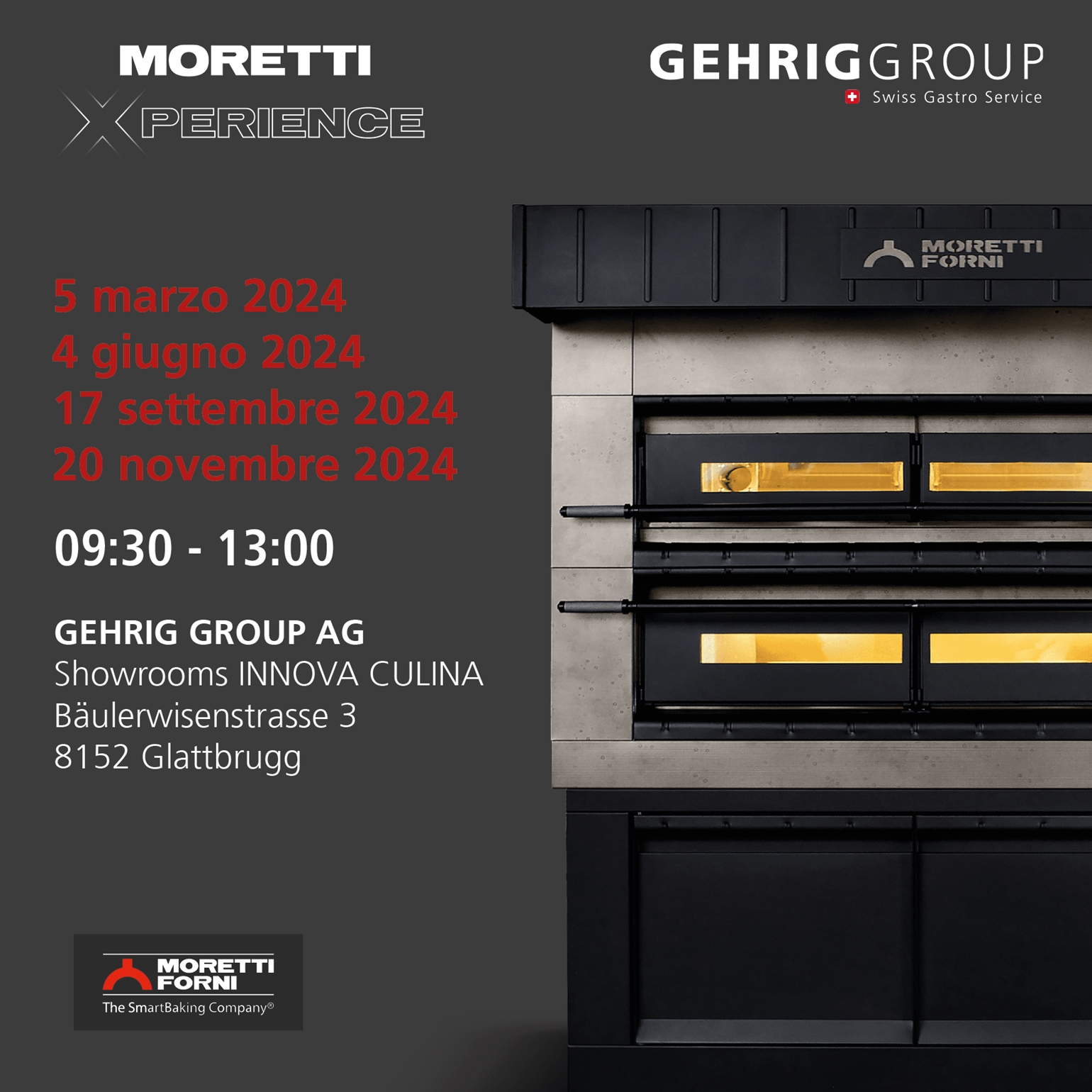 IT Einladung Moretti Forni PIZZA FORUM GEHRIGGROUP 2024