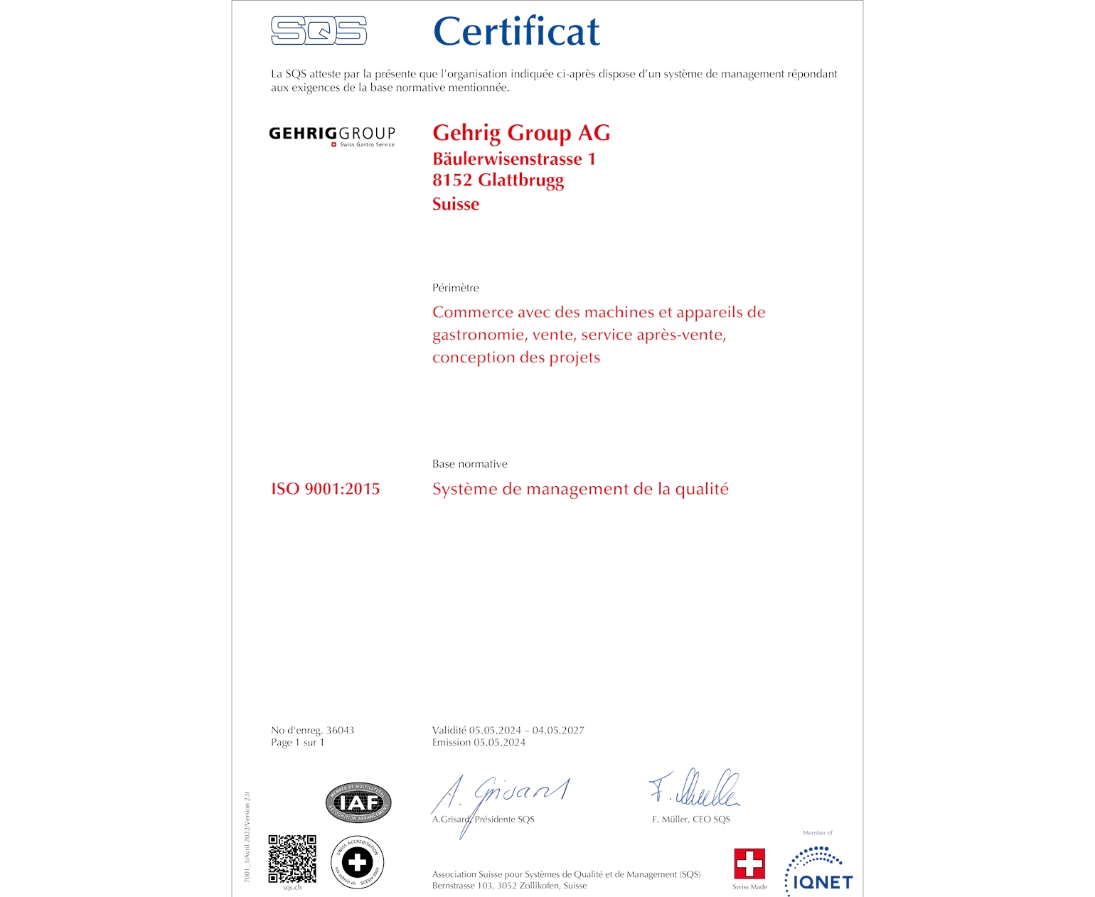 ISO 9001 FR