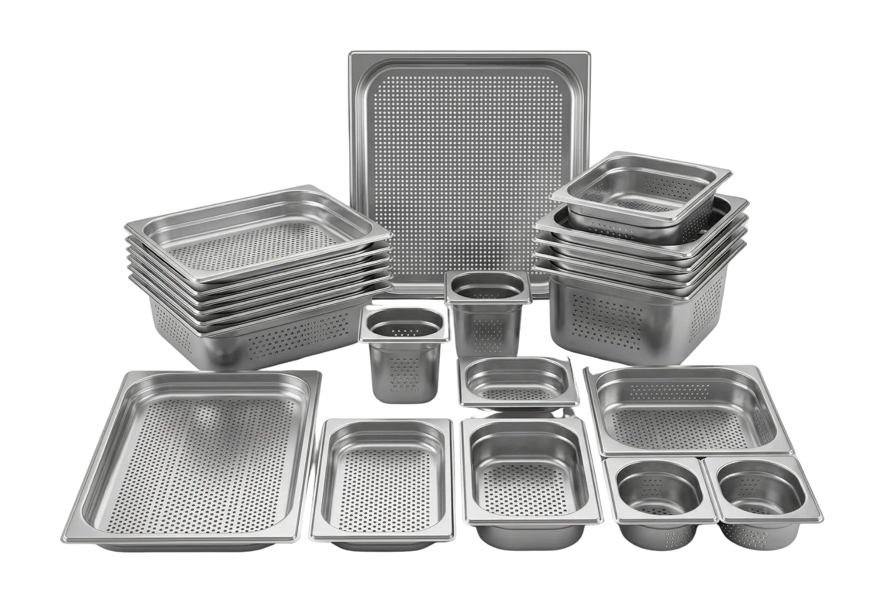 GN Schalen Sortiment Perforiert