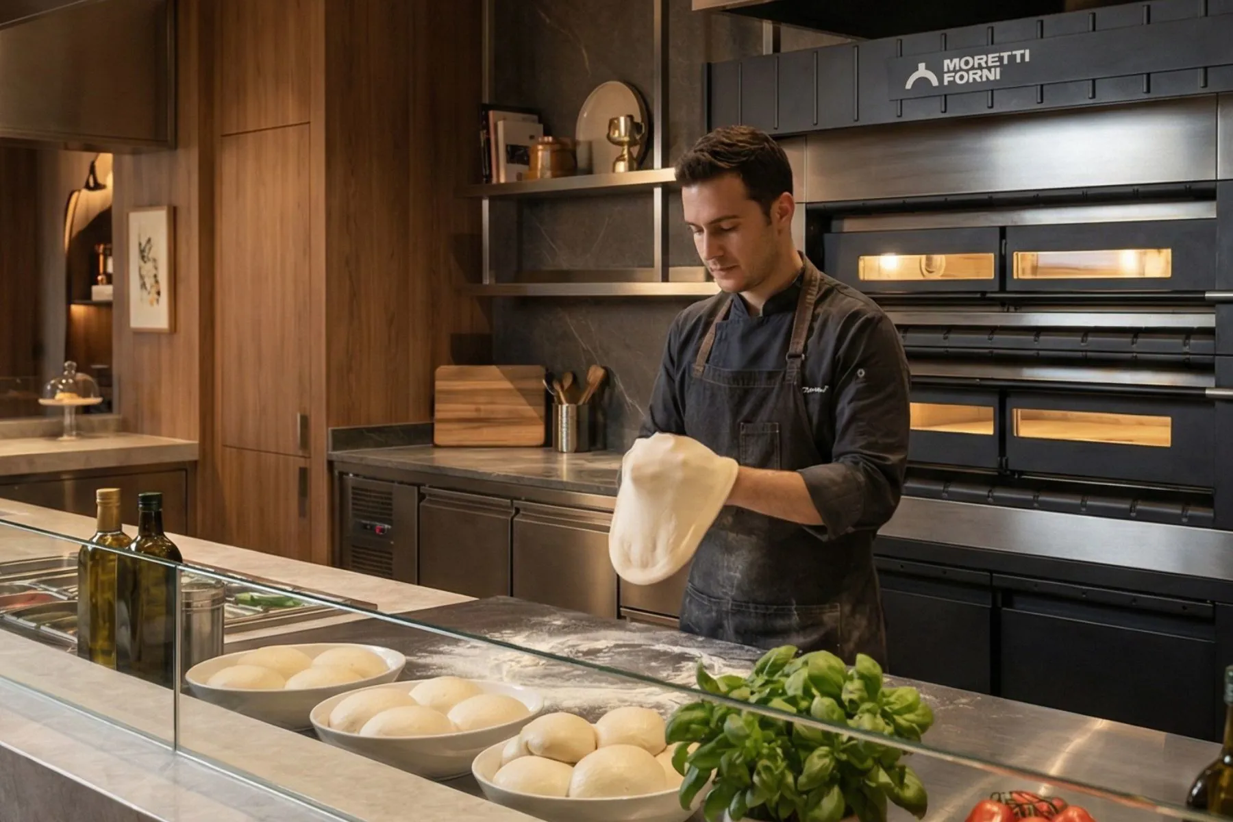 Offene Showküche Moretti Forni